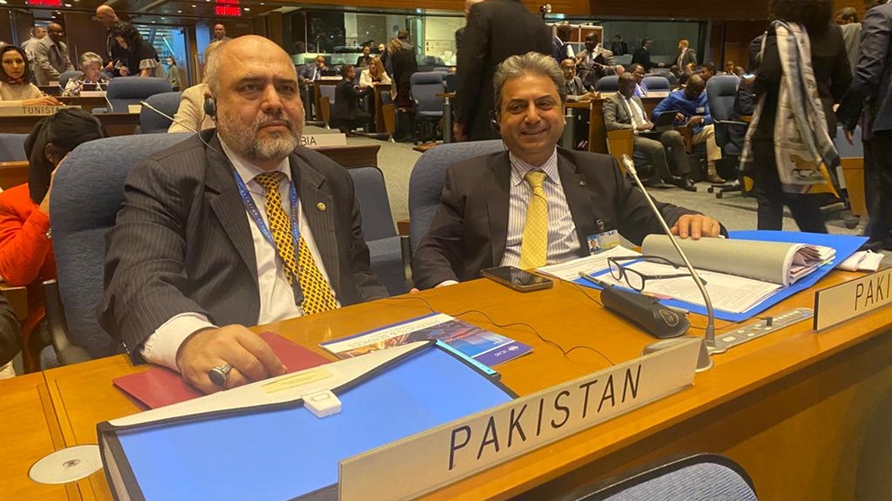 ڈی جی (سی اے اے) خاقان مرتضیٰ پاکستانی وفد کی قیادت کررہے ہیں۔فوٹو امت