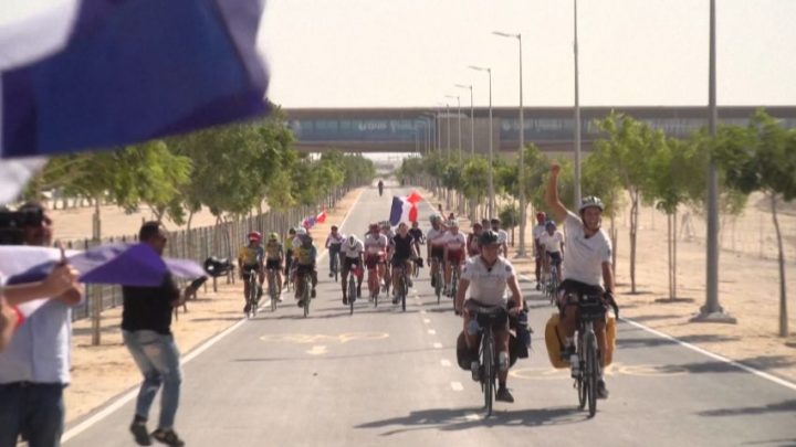 سائیکل پر فرانس سے قطر