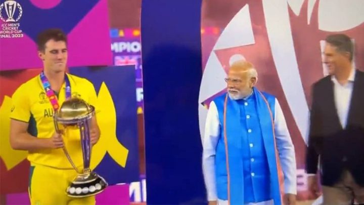 بھارتی وزیراعظم کی آسٹریلیوی کپتان کے ساتھ تضحیک آمیز رویے کی ویڈیو سوشل میڈیا پر وائرل ہوگئی، فائل فوٹو