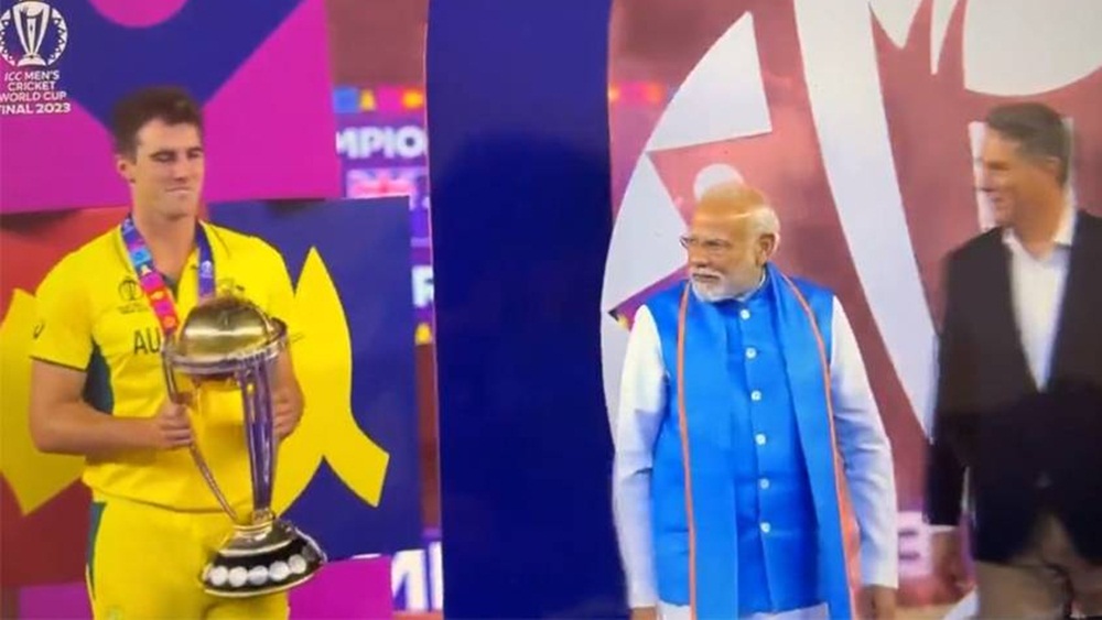 بھارتی وزیراعظم کی آسٹریلیوی کپتان کے ساتھ تضحیک آمیز رویے کی ویڈیو سوشل میڈیا پر وائرل ہوگئی، فائل فوٹو