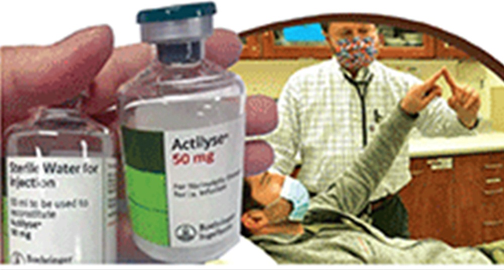 ’’ٹی پی اے‘‘ اگر فالج گرنے کے بعد چار گھنٹے کے اندر لگایا جائے تو دائمی معذوری سے بچا جاسکتا ہے، فائل فوٹو