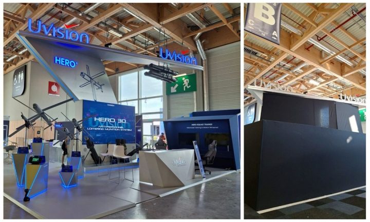 منتظمین نے یہ فیصلہ اس وقت لیا جب نمائش میں رکھے گئے ہتھیار شو کے قوانین کے مطابق نہیں تھے، فوٹو انٹرنیشنل میڈیا