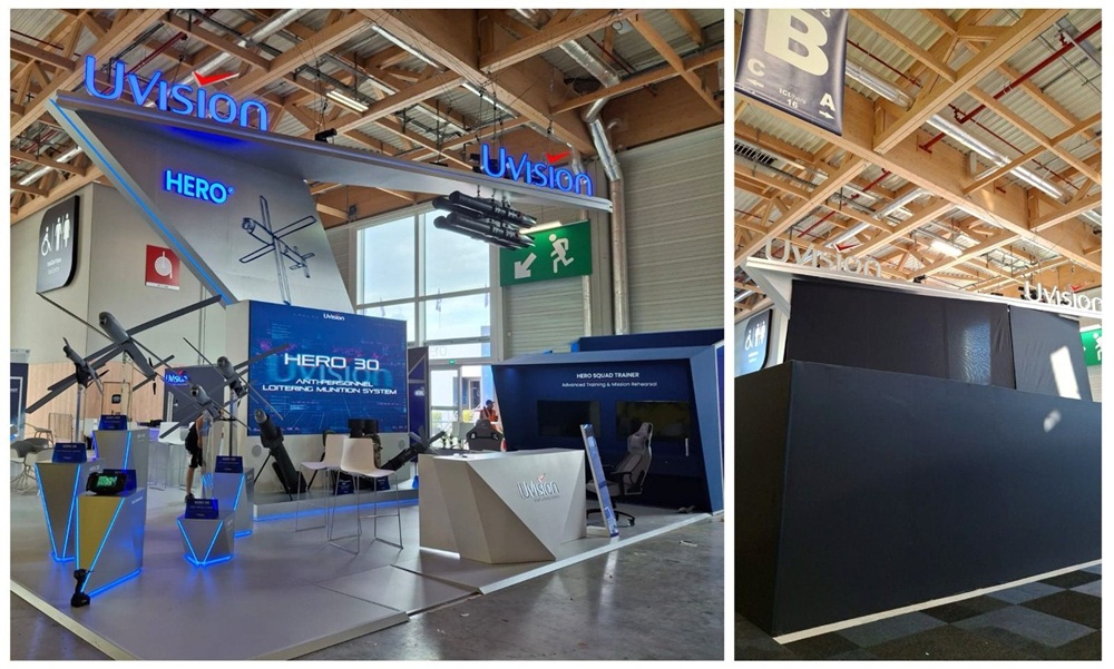 منتظمین نے یہ فیصلہ اس وقت لیا جب نمائش میں رکھے گئے ہتھیار شو کے قوانین کے مطابق نہیں تھے، فوٹو انٹرنیشنل میڈیا