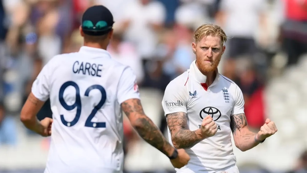 انگلش کپتان بین اسٹوکس کو مین آف دی میچ قرار دیا گیا، فوٹو بشکریہ اسپورٹس میڈیا