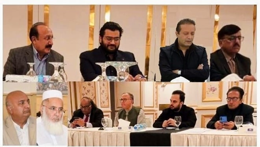 سی پی این ای  کی اسلام آباد راولپنڈی کمیٹی  کے اجلاس کی صدارت  چیئرمین یحییٰ سدوزئی  کر رہے ہیں ، فوٹو پریس ریلز